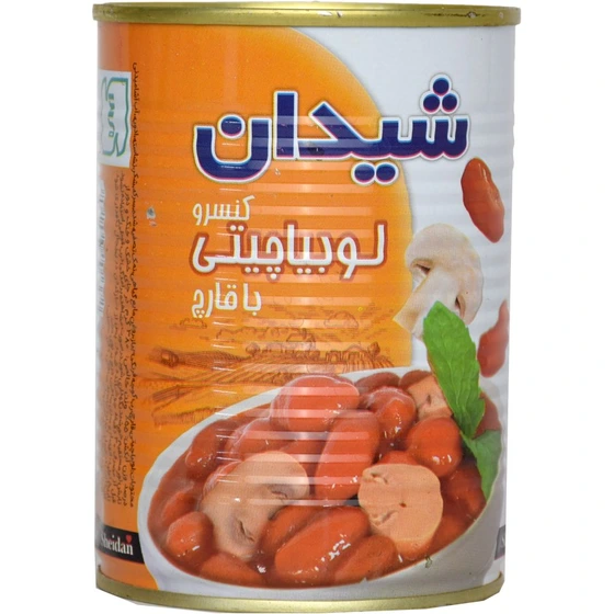 کنسرو لوبیا چیتی شیدان بسته 4 عددی